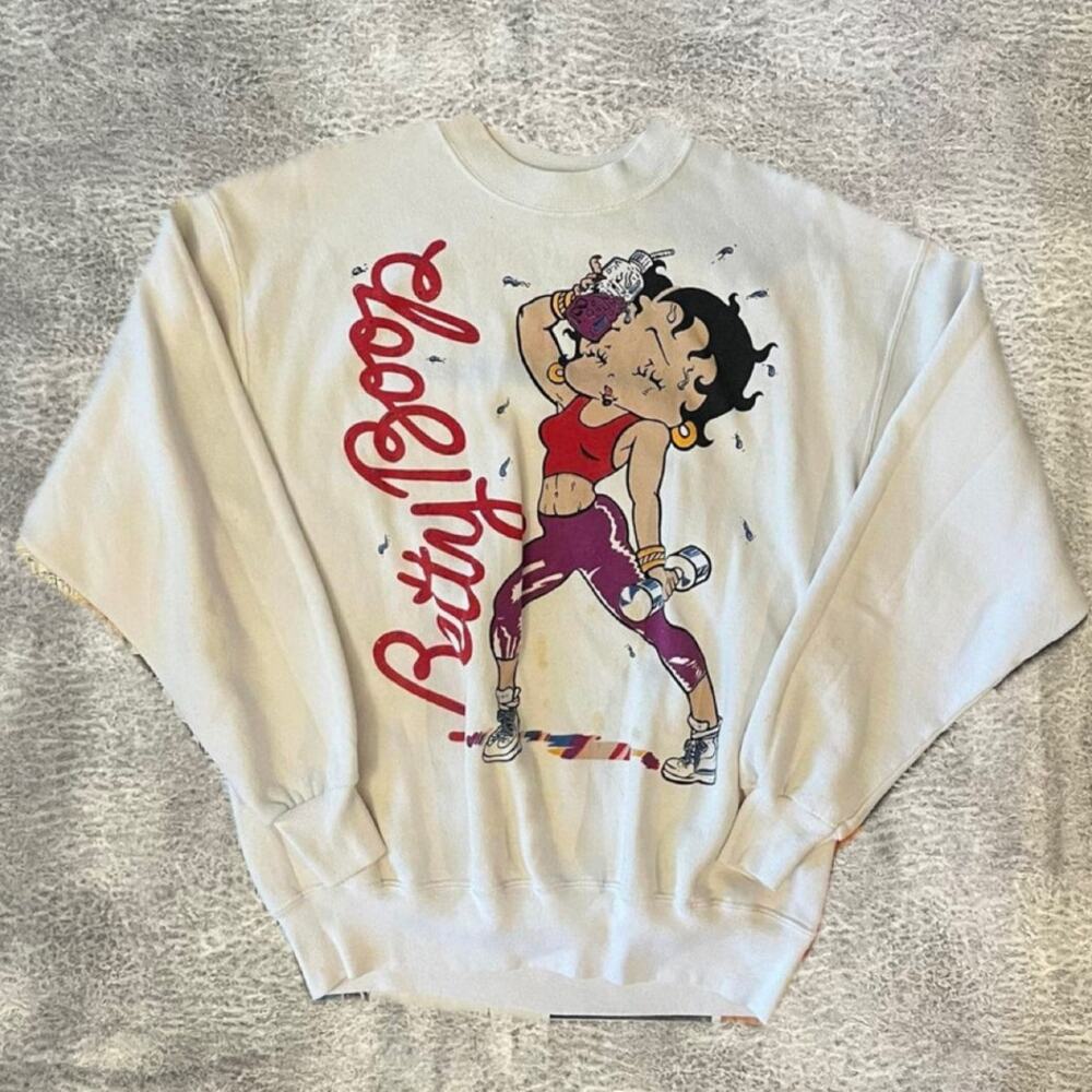 Vintage 1990s betty boop crewneck sweater